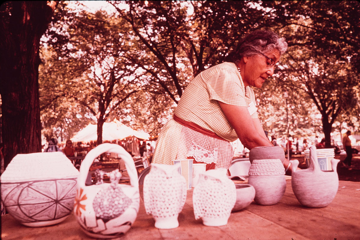 Photo from the 1974 Festival of American Folklife