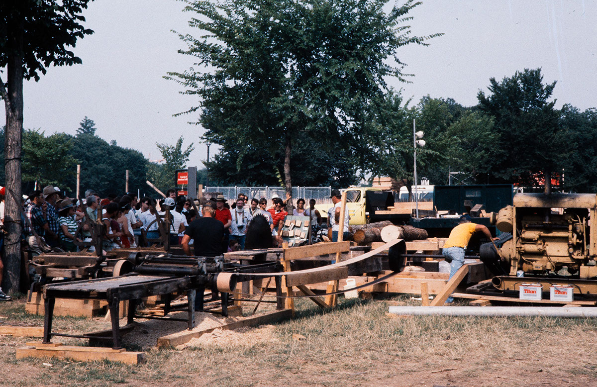 Photo from the 1986 Festival of American Folklife