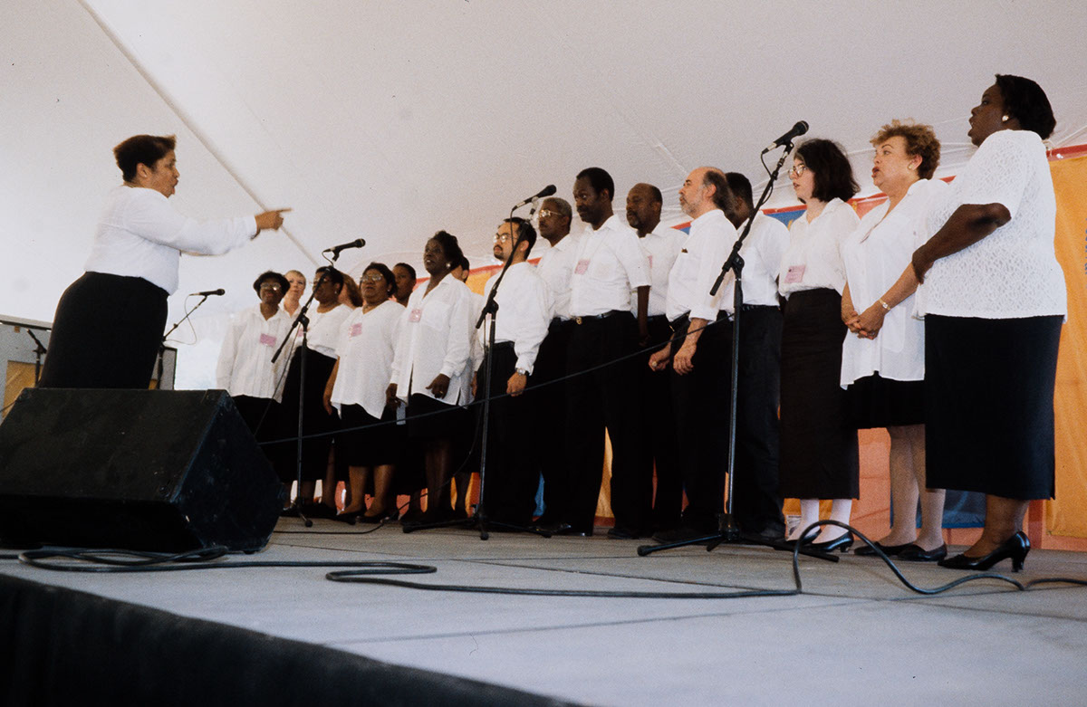Photo from the 1997 Festival of American Folklife